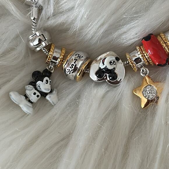 The Bradford Exchange | Walt Disney Mickey Mouse Charm Bracelet - Picture 5 of 9